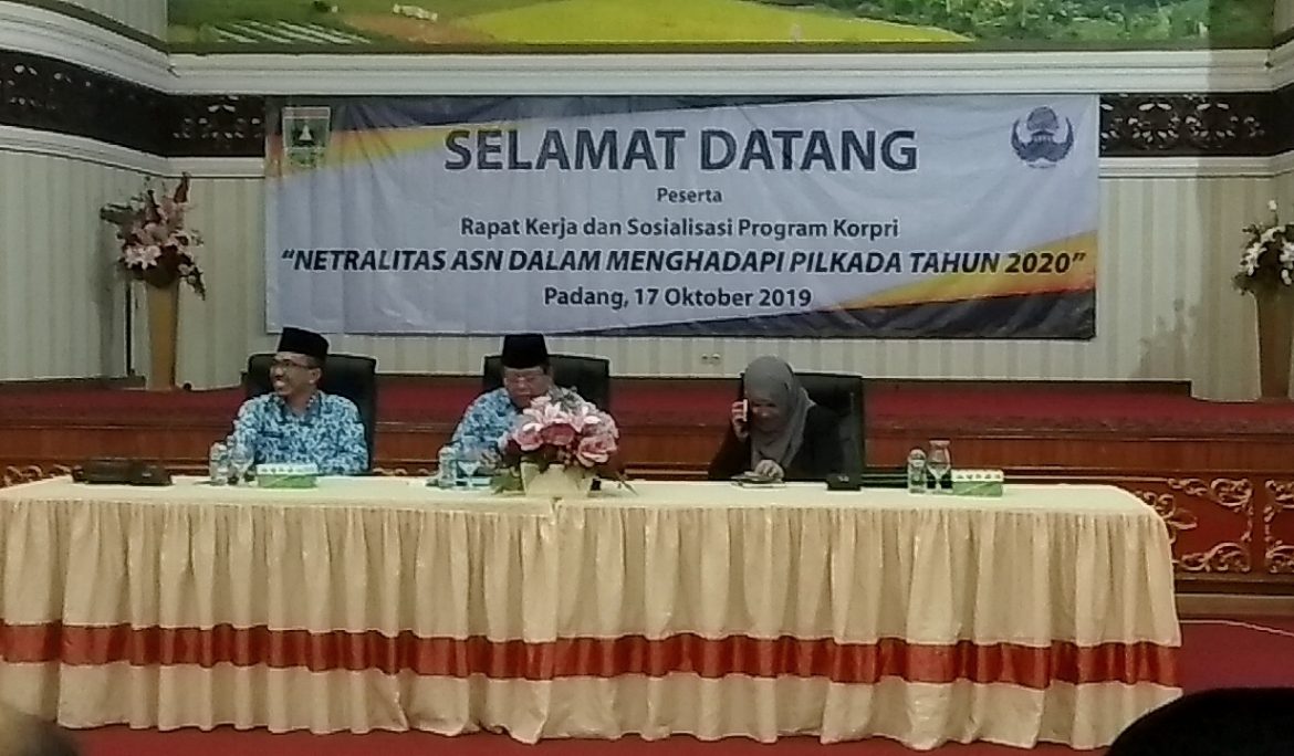 Hadapi Pilkada 2020 ASN di Sumatera Barat diminta Netral