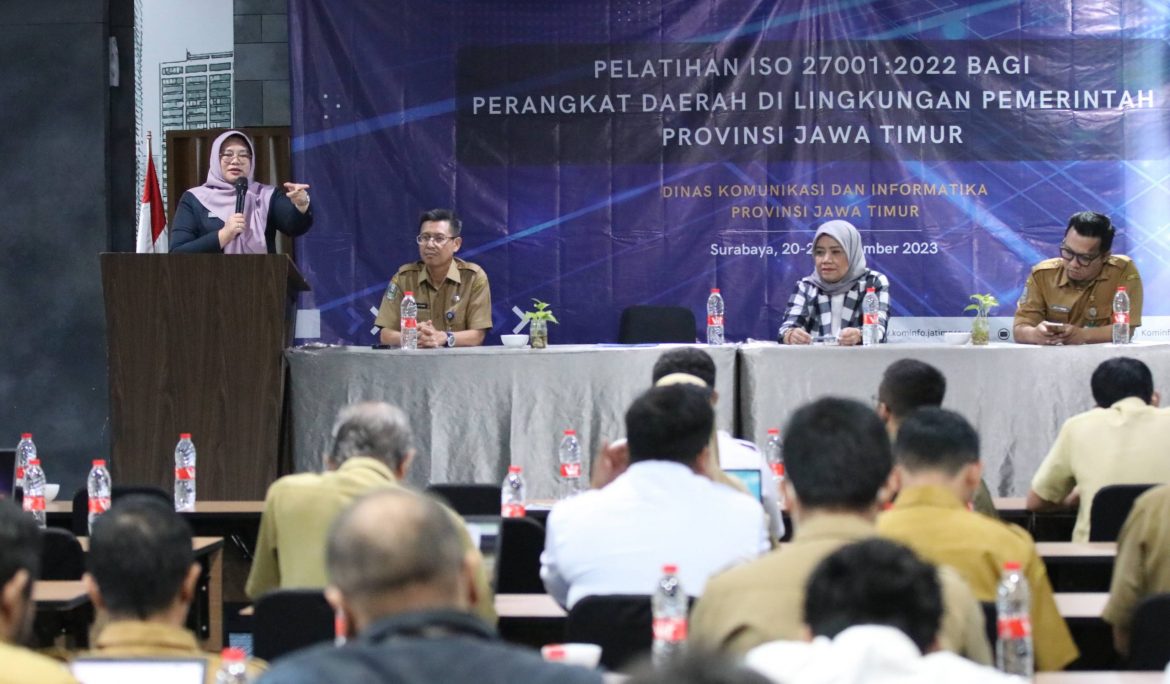 Diskominfo Jatim Gelar Pelatihan ISO 27001:2022 Bagi Perangkat Daerah Pemprov Jawa Timur