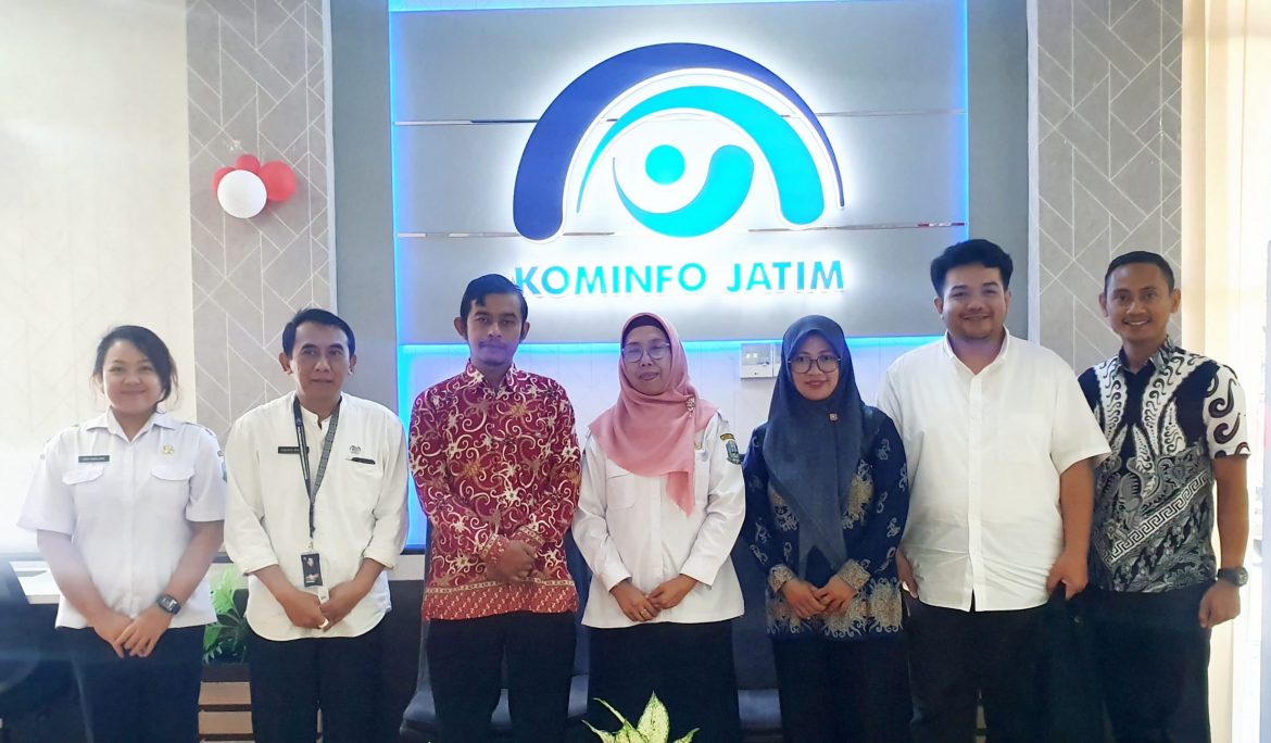 Dinas KISP Kaltara Studi Referensi Kehumasan di Kominfo Jatim